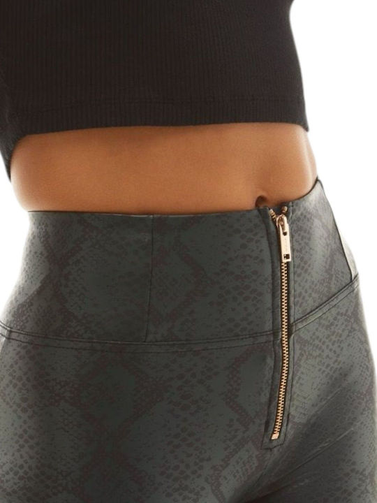 Women's Fabric Trousers Push-up Black