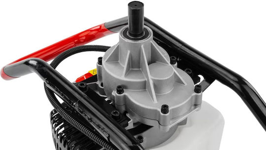 Foreză pe benzină cu 3 burghie 6 CP Roșu Technic Rtswg0106