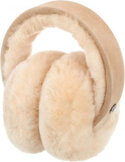 Earmuff Knitted in Brown color