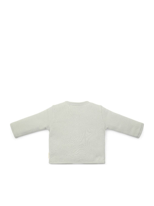 Kinderstrickjacke Soft Green