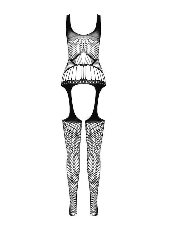 Passion Bodystocking Sexy Plasă Alb