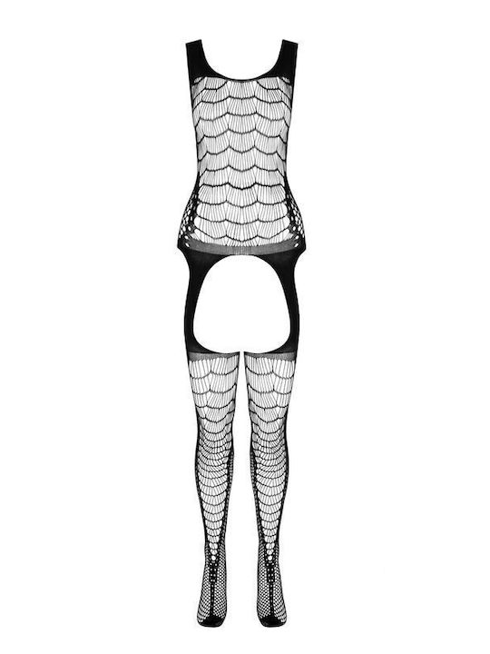 Passion Bodystocking Sexy Plasă Roșie