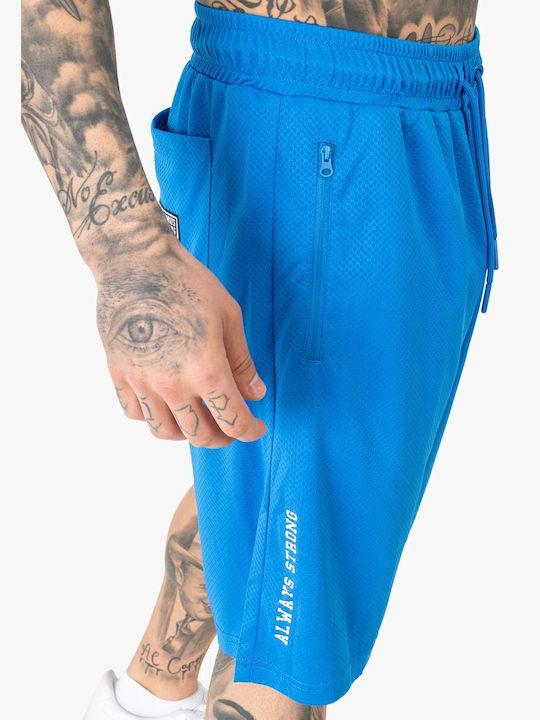 Αθλητική Ανδρική Βερμούδα Blue/white
