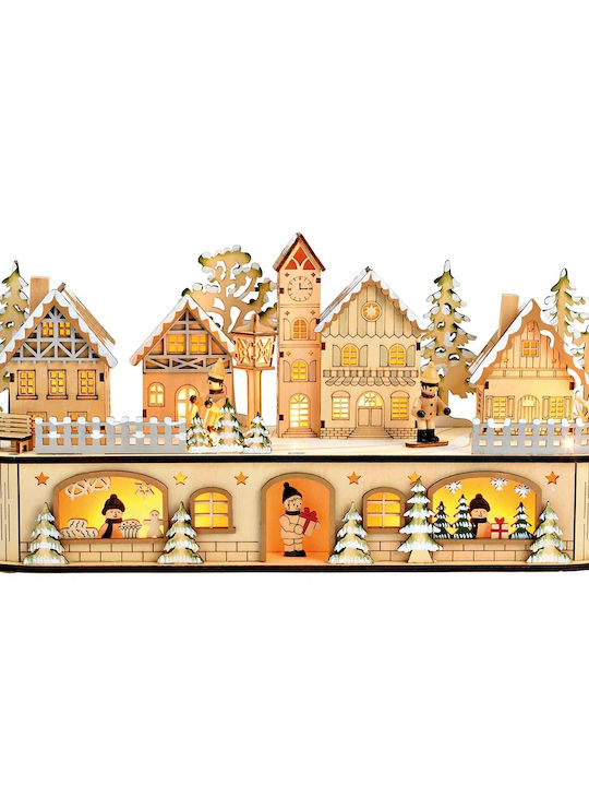 Weihnachts- Beleuchtete Dekorative Darstellung mit Batterie 45x21x12cm