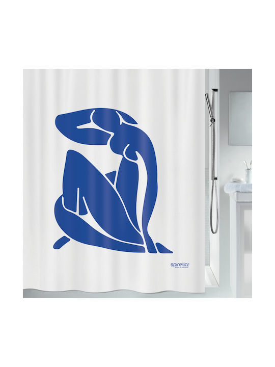 Dimitracas Thalia Shower Curtain 180x200cm Blue