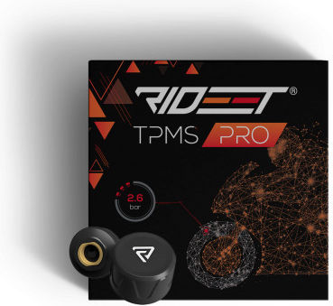 Rideet Tpms Pro Drahtloses Motorrad-Reifendrucküberwachungssystem per App