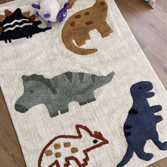 Baby Bliss Παιδικό Χαλί Βαμβακερό Μπεζ 120x200cm