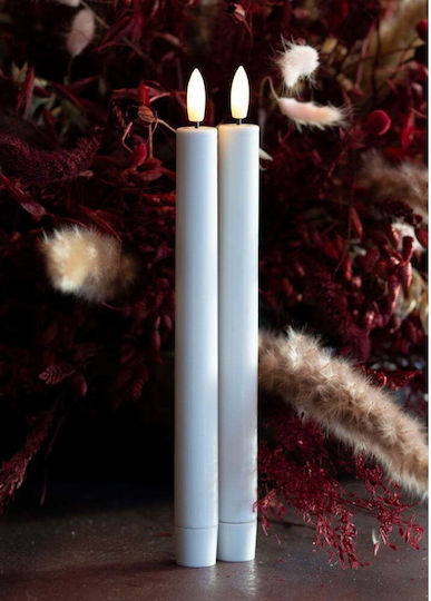 Sirius Decorative Lamp Wax Polish White 2pcs