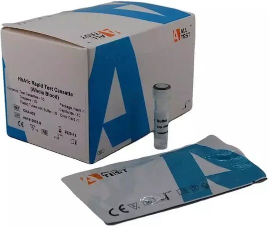 All Test HBA1C 10Stück Schnelltest Glykohämoglobin