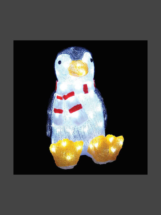 Ln Handmade Soaps Illuminated Christmas Plastic Figure Penguin Height 40cm