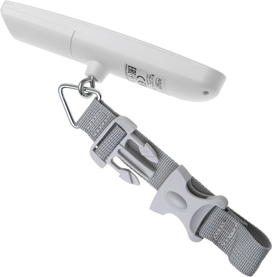 Adler Reisegepäckwaage Ad 8191 Maximale Tragkraft 50 kg Genauigkeit 10 g Grau
