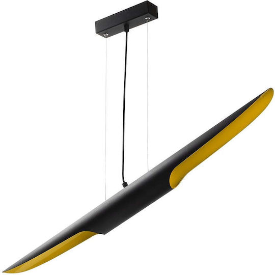 Opviq Efsun Hängelampe Schwarz 100x8x104cm.