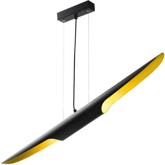 Opviq Efsun Hängelampe Schwarz 100x8x104cm.