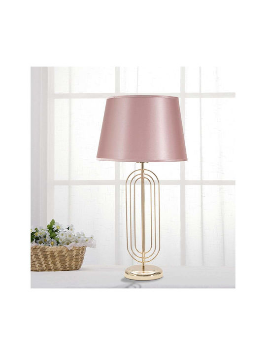 Mauro Ferretti Table Lamp with Pink Shade and Base