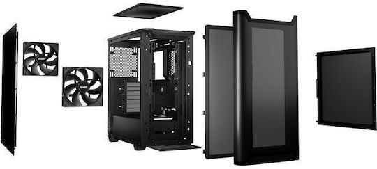 Be Quiet Pure Base 501 Midi Tower Κουτί Υπολογιστή Airflow Black