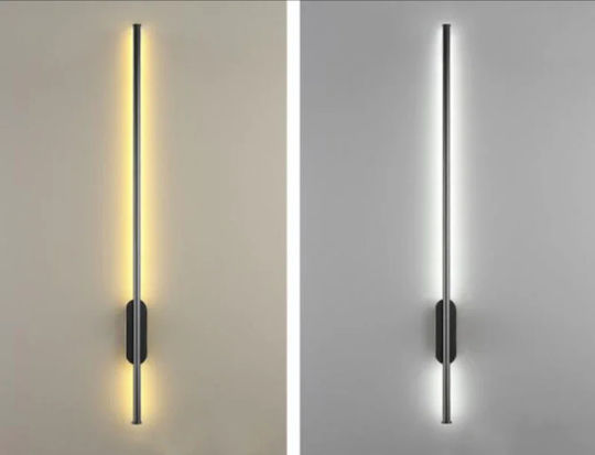 Home Lighting Modern Lumină de Perete cu LED Integrat și Lumină Alb Cald Negru 60x6x6cm