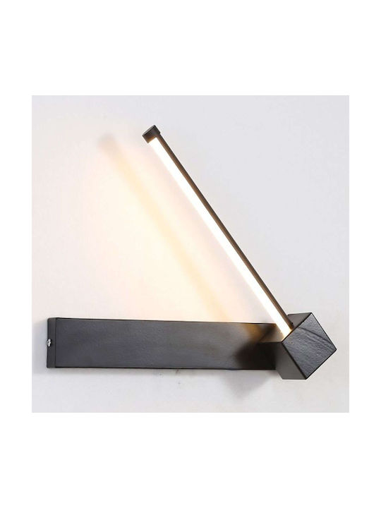 Alphab2b Leuchte Wand LED Schwarz 30x9x5cm