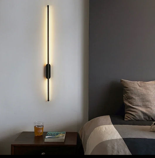 Home Lighting Lămpi De Perete Modern Cu LED Integrat Și Lumină Alb Cald Negru 80x6x80cm