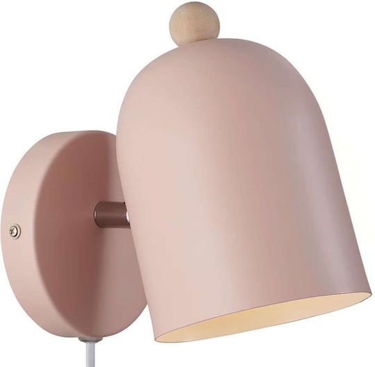Nordlux Leuchte Wand mit Fassung E27 Rosa 11.5x19.5cm