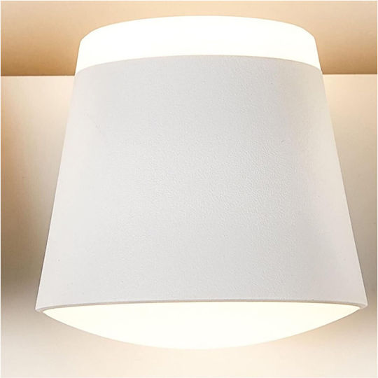 Led7 Mason Двойна Метална Модерен Осветително тяло За стена с вграден LED 26x10см.