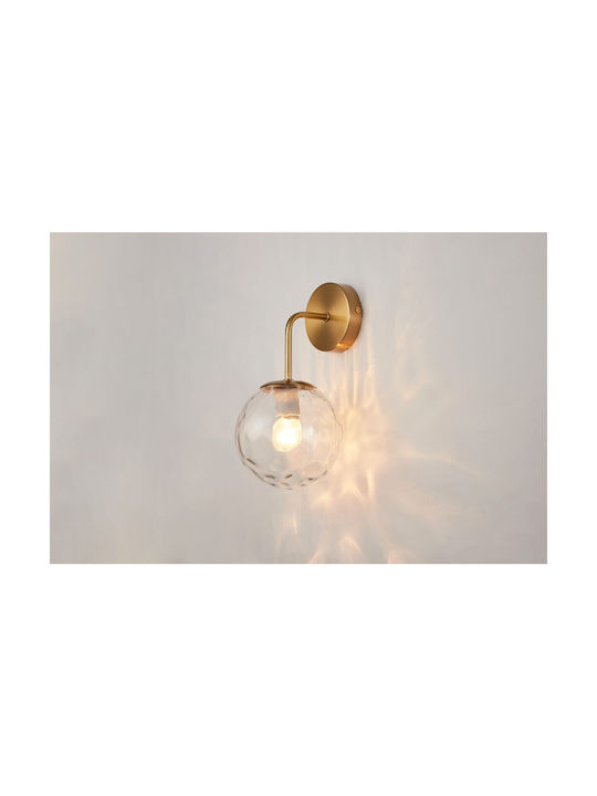 ARlight Lamp Wall with Socket E27 Gold 15x30cm