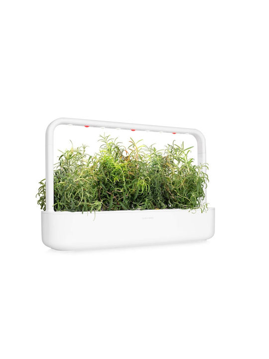 Click and Grow The Smart Garden 9 Self-watering Planter Box Plastic White 60.4x18.4x39.6cm.