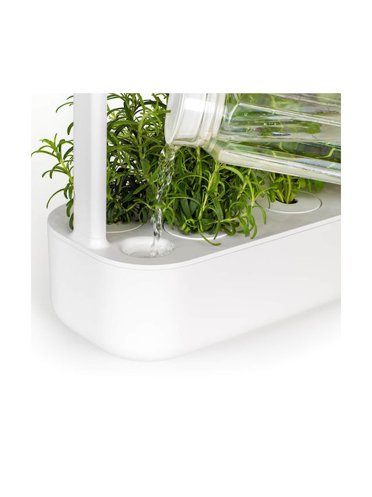 Click and Grow The Smart Garden 9 Self-watering Planter Box Plastic White 60.4x18.4x39.6cm.