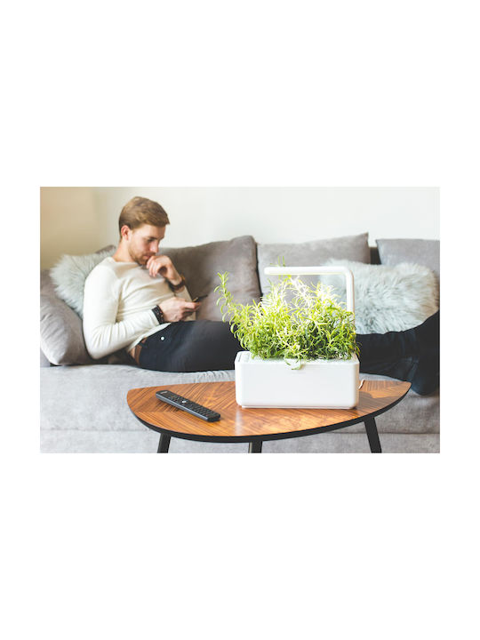 Click and Grow The Smart Garden 3 Self-watering Planter Box Plastic White 32x23x21cm.