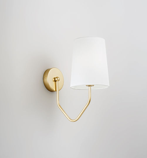 Fan Europe I-Sally-AP Modern Leuchte Wand mit Fassung E14 Gold 31.5x28x15cm