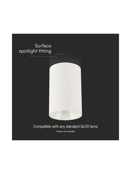 V-TAC Single Spot with Socket GU10 in White Color