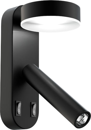 Alphab2b Lamp Wall LED Black 12x12.5x12cm Alphab2b Lamp Wall LED Black 12x12.5x12cm
