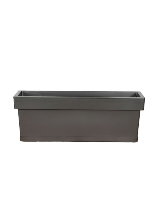 Viomes Linea Planter Box Plastic Bronze 48x18x17cm.