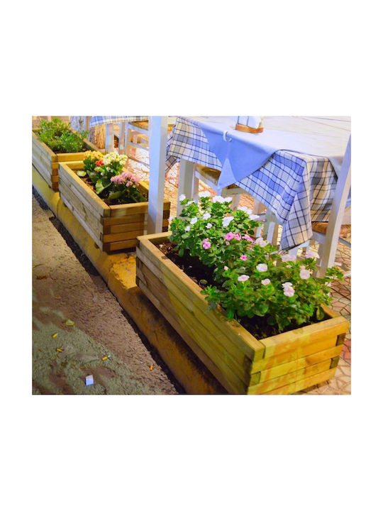 Showood Planter Box Wooden Brown 70x30x28cm.