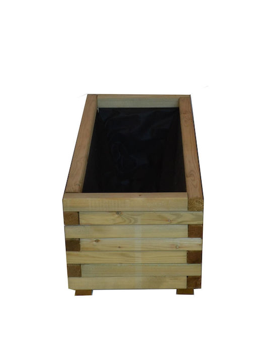 Showood Blumenkasten Hölzernes Braun 90x40x33cm.