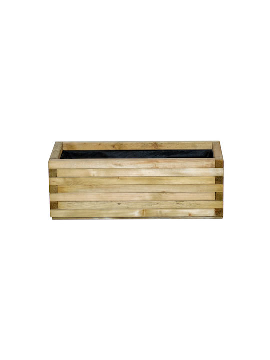 Showood Blumenkasten Hölzernes Braun 90x40x33cm.