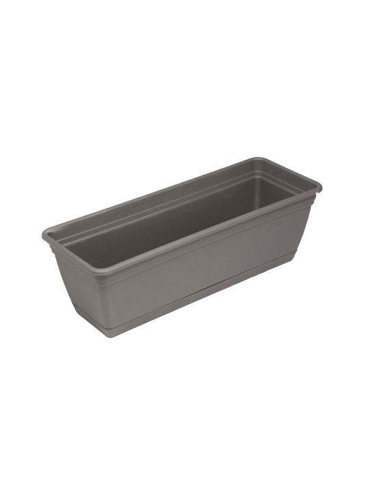 Micplast Mojito 50 Planter Box 50x17cm in Gray Color