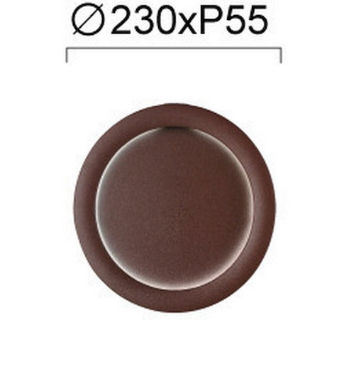 Viokef Wandmontiertes Außenwandleuchte LED IP65 16W mit Warmweißem Licht 23x23cm
