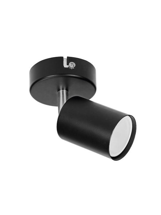 Orno Single Spot with Socket GU10 in Black Color