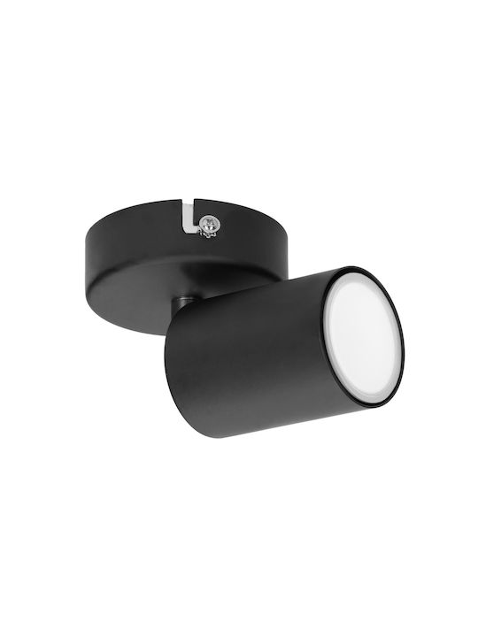 Orno Single Spot with Socket GU10 in Black Color