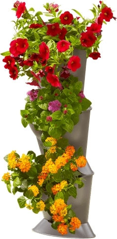 Gardena Set Vertikale Bepflanzung Ecke NatureUp! Set 3 Töpfe Kunststoff