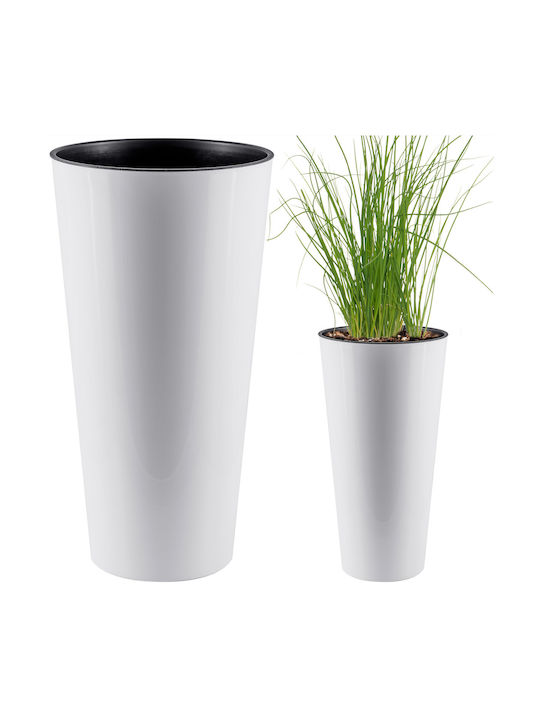 Prosperplast Tubus Slim Pot Plastic 20x20x38.1cm.