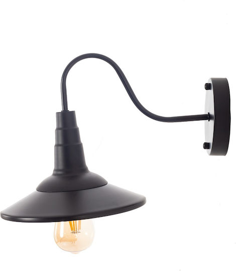 Artekko Lamp Wall Black 29x29x46cm Artekko Lamp Wall Black 29x29x46cm