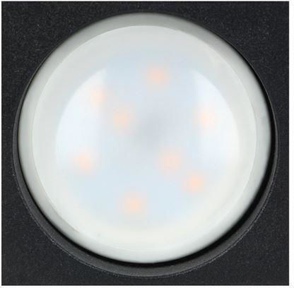 Orno Single Spot with Socket GU10 in Black Color