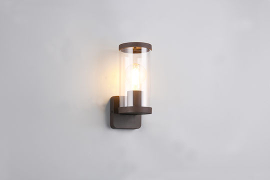 Trio Lighting Μοντέρνο Φωτιστικό Τοίχου με Ντουί E27 Μπεζ 9x9x9εκ.