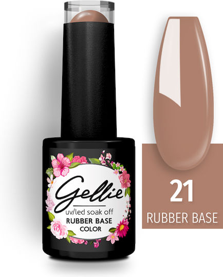 Gellie 21 Base Coat for Semi-Permanent Nail Polish Rubber 10ml