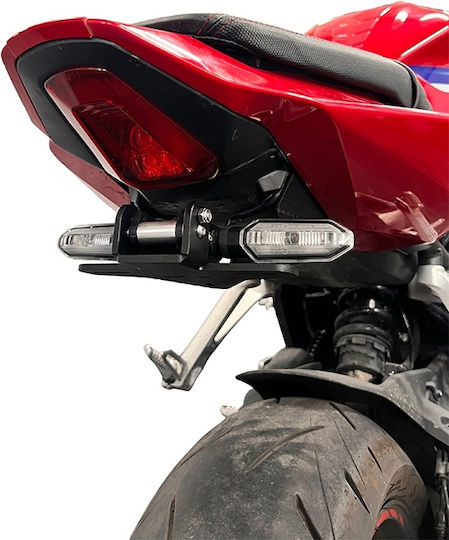 Αναδιπλούμενη Βάση Πινακίδας Honda Cb650r / Cbr650r 2024-2025 (με Κουμπί)