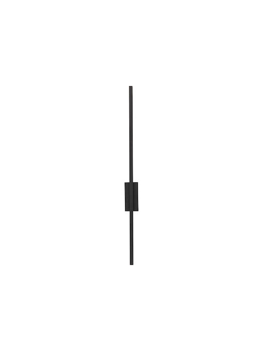 TK Lighting Lamp Wall LED Black 6x6x50cm