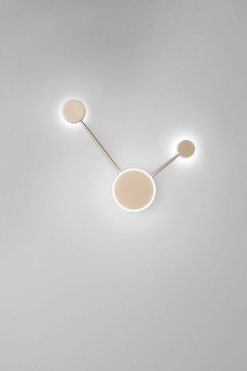 Fan Europe Led-Etere-PL2 Lamp Wall Gold 33x33x6cm