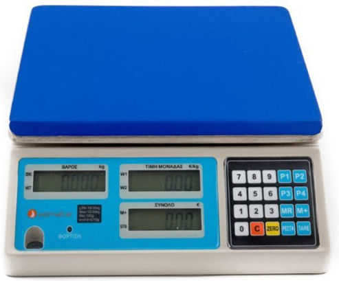 Admate Admate LP Electronic Retail Scale with Weighing Capacity of 30kg and Division 10gr