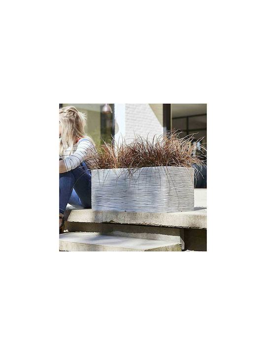 Capi Planter Box Plastic Gri